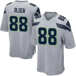 Greg Olsen Seattle Seahawks Game Men's Alternate Jersey (Gray)