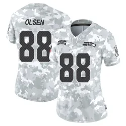 Greg Olsen Seattle Seahawks Limited Women's 2024 Salute to Service Jersey (Arctic Camo)