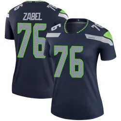 Grey Zabel Seattle Seahawks Legend Women's Jersey (Navy)