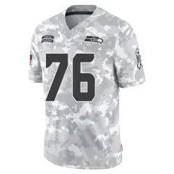 Grey Zabel Seattle Seahawks Limited Men's 2024 Salute to Service Jersey (Arctic Camo)