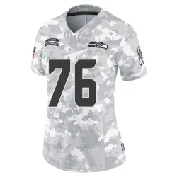 Grey Zabel Seattle Seahawks Limited Women's 2024 Salute to Service Jersey (Arctic Camo)