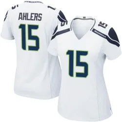 Holton Ahlers Seattle Seahawks Game Women's Jersey (White)