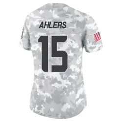 Holton Ahlers Seattle Seahawks Limited Women's 2024 Salute to Service Jersey (Arctic Camo)
