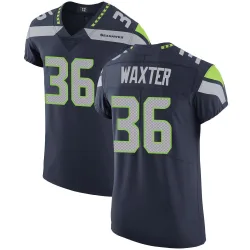 Isas Waxter Seattle Seahawks Elite Men's Team Color Vapor Untouchable Jersey (Navy)