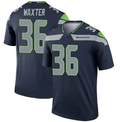 Isas Waxter Seattle Seahawks Legend Men's Jersey (Navy)