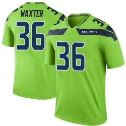 Isas Waxter Seattle Seahawks Legend Youth Color Rush Neon Jersey (Green)