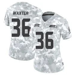 Isas Waxter Seattle Seahawks Limited Women's 2024 Salute to Service Jersey (Arctic Camo)