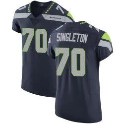J.R. Singleton Seattle Seahawks Elite Men's Team Color Vapor Untouchable Jersey (Navy)