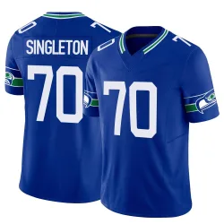 J.R. Singleton Seattle Seahawks Limited Men's Throwback Vapor F.U.S.E. Jersey (Royal)