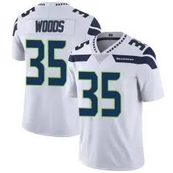 JT Woods Seattle Seahawks Limited Men's Vapor Untouchable Jersey (White)