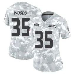 JT Woods Seattle Seahawks Limited Women's 2024 Salute to Service Jersey (Arctic Camo)