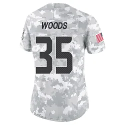 JT Woods Seattle Seahawks Limited Women's 2024 Salute to Service Jersey (Arctic Camo)