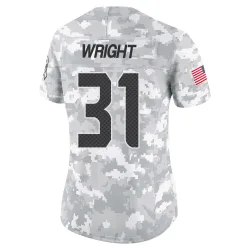 Jacardia Wright Seattle Seahawks Limited Women's 2024 Salute to Service Jersey (Arctic Camo)