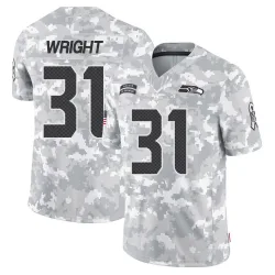 Jacardia Wright Seattle Seahawks Limited Youth 2024 Salute to Service Jersey (Arctic Camo)
