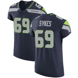Jacob Sykes Seattle Seahawks Elite Men's Team Color Vapor Untouchable Jersey (Navy)
