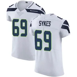Jacob Sykes Seattle Seahawks Elite Men's Vapor Untouchable Jersey (White)