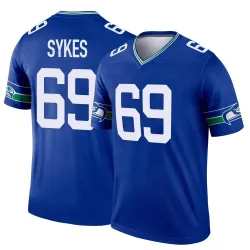 Jacob Sykes Seattle Seahawks Legend Youth Throwback Jersey (Royal)