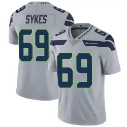 Jacob Sykes Seattle Seahawks Limited Men's Alternate Vapor Untouchable Jersey (Gray)