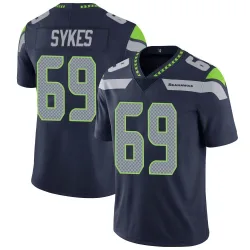 Jacob Sykes Seattle Seahawks Limited Men's Team Color Vapor Untouchable Jersey (Navy)