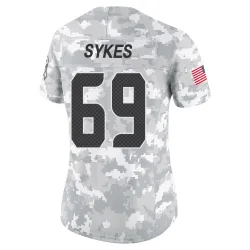 Jacob Sykes Seattle Seahawks Limited Women's 2024 Salute to Service Jersey (Arctic Camo)