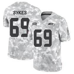 Jacob Sykes Seattle Seahawks Limited Youth 2024 Salute to Service Jersey (Arctic Camo)