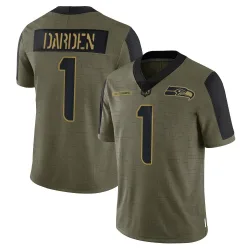 Jaelon Darden Seattle Seahawks Limited Youth 2021 Salute To Service Jersey (Olive)