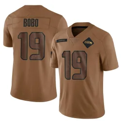 Jake Bobo Seattle Seahawks Limited Men's 2023 Salute To Service Jersey (Brown)