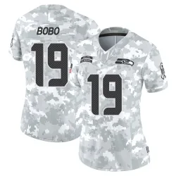 Jake Bobo Seattle Seahawks Limited Women's 2024 Salute to Service Jersey (Arctic Camo)