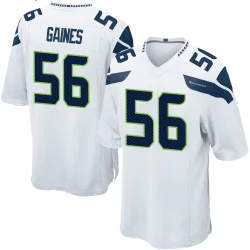 Jalan Gaines Seattle Seahawks Game Men's Jersey (White)