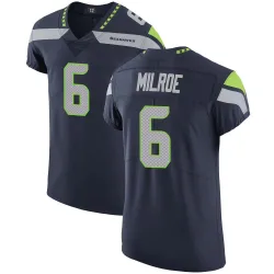 Jalen Milroe Seattle Seahawks Elite Men's Team Color Vapor Untouchable Jersey (Navy)