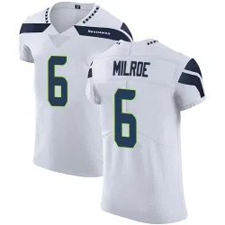 Jalen Milroe Seattle Seahawks Elite Men's Vapor Untouchable Jersey (White)