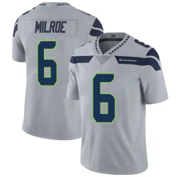 Jalen Milroe Seattle Seahawks Limited Youth Alternate Vapor Untouchable Jersey (Gray)