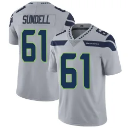 Jalen Sundell Seattle Seahawks Limited Men's Alternate Vapor Untouchable Jersey (Gray)