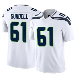 Jalen Sundell Seattle Seahawks Limited Men's Vapor F.U.S.E. Jersey (White)
