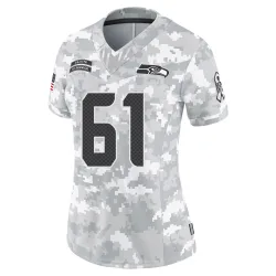Jalen Sundell Seattle Seahawks Limited Women's 2024 Salute to Service Jersey (Arctic Camo)