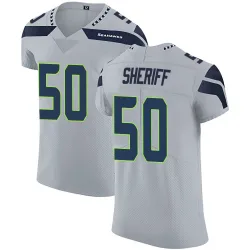 Jamie Sheriff Seattle Seahawks Elite Men's Alternate Vapor Untouchable Jersey (Gray)