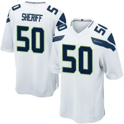 Jamie Sheriff Seattle Seahawks Game Men's Jersey (White)