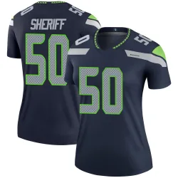 Jamie Sheriff Seattle Seahawks Legend Women's Jersey (Navy)