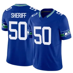 Jamie Sheriff Seattle Seahawks Limited Men's Throwback Vapor F.U.S.E. Jersey (Royal)