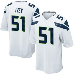 Jared Ivey Seattle Seahawks Game Men's Jersey (White)