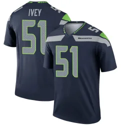 Jared Ivey Seattle Seahawks Legend Men's Jersey (Navy)