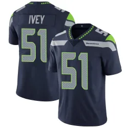 Jared Ivey Seattle Seahawks Limited Men's Team Color Vapor Untouchable Jersey (Navy)