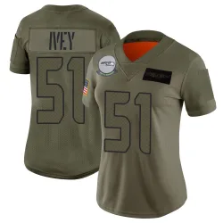 Jared Ivey Seattle Seahawks Limited Women's 2019 Salute to Service Jersey (Camo)
