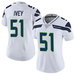 Jared Ivey Seattle Seahawks Limited Women's Vapor Untouchable Jersey (White)