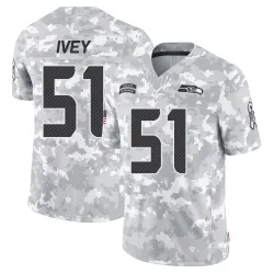 Jared Ivey Seattle Seahawks Limited Youth 2024 Salute to Service Jersey (Arctic Camo)