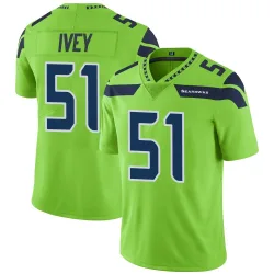 Jared Ivey Seattle Seahawks Limited Youth Color Rush Neon Jersey (Green)