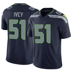 Jared Ivey Seattle Seahawks Limited Youth Vapor F.U.S.E. Jersey (Navy)