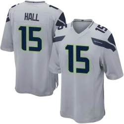 Jaren Hall Seattle Seahawks Game Men's Alternate Jersey (Gray)