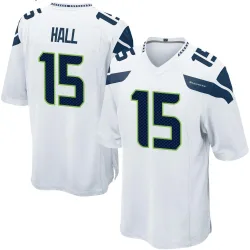 Jaren Hall Seattle Seahawks Game Men's Jersey (White)