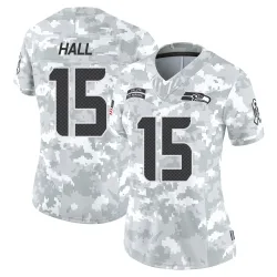 Jaren Hall Seattle Seahawks Limited Women's 2024 Salute to Service Jersey (Arctic Camo)